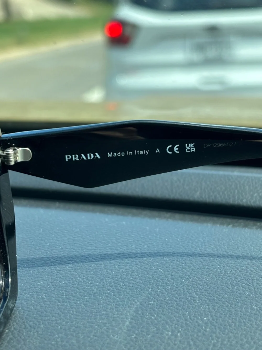 Like new Prada geometric sunglasses